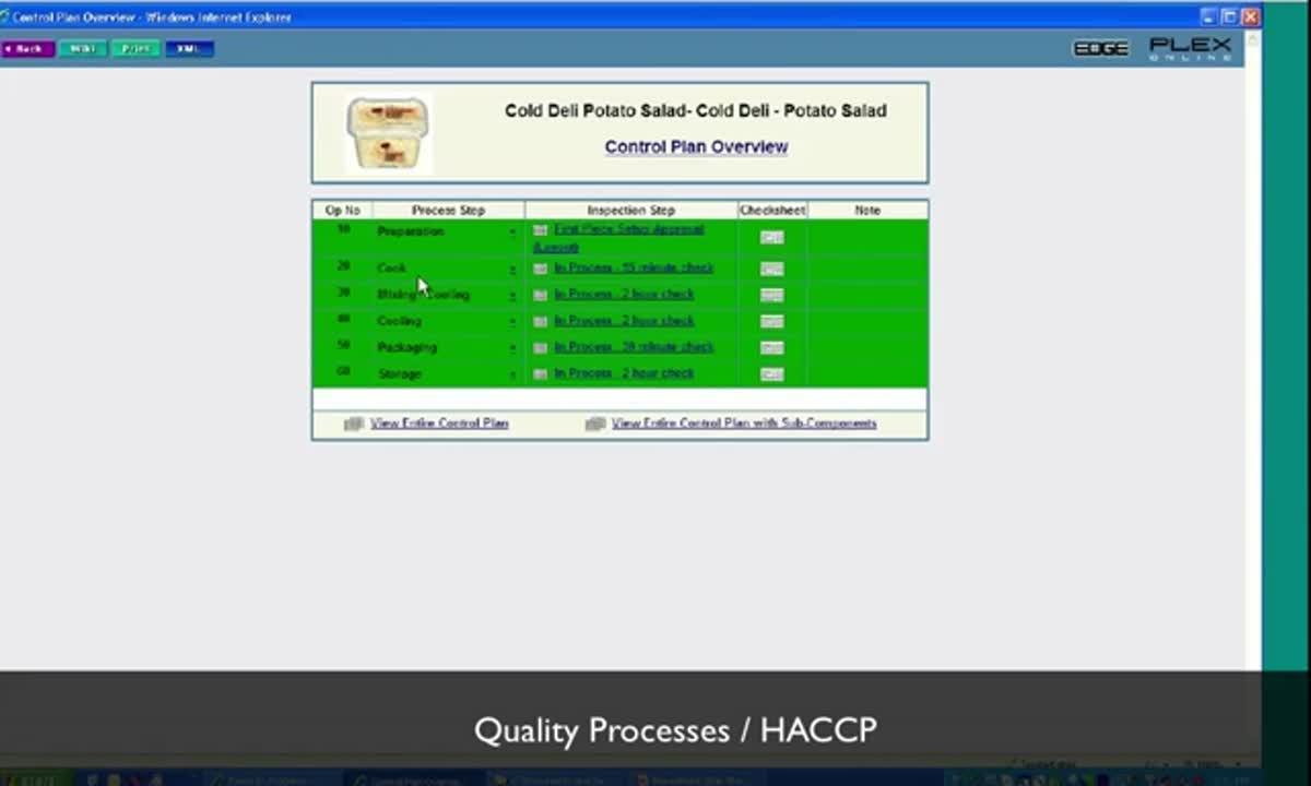 质量& HACCP