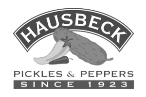 Hausbeck选用徽标灰色