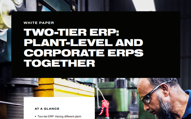 两层ERP:工厂级ERP和企业ERP一起的白皮书