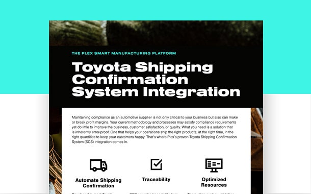 Toyota Shipping Confirmation System Integration